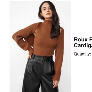 J.ING Brown Women's Sweater two Piece